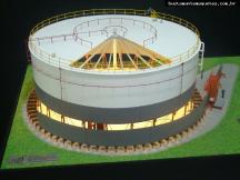 Foto de maquete fisica de Modelos Reduzidos produzida para o cliente BREVIL Metalomecanica, localizada na cidade de Rio do Sul/SC