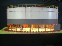 Foto de maquete fisica de Modelos Reduzidos produzida para o cliente BREVIL Metalomecanica, localizada na cidade de Rio do Sul/SC