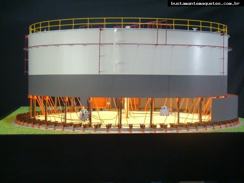 Foto de maquete fisica de Modelos Reduzidos produzida para o cliente BREVIL Metalomecanica, localizada na cidade de Rio do Sul/SC