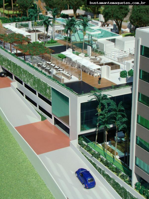 Foto de maquete fisica de Edifícios Comerciais produzida para o cliente Furtado de Mendonça Empreendimentos, localizada na cidade de Florianópolis/SC