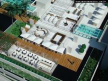 Foto de maquete fisica de Edifícios Comerciais produzida para o cliente Furtado de Mendonça Empreendimentos, localizada na cidade de Florianópolis/SC