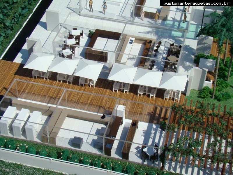 Foto de maquete fisica de Edifícios Comerciais produzida para o cliente Furtado de Mendonça Empreendimentos, localizada na cidade de Florianópolis/SC
