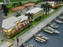 Foto de maquete fisica de Urbanismo produzida para o cliente TEDESCO TURISMO LTDA., localizada na cidade de Balneário Camboriú/SC