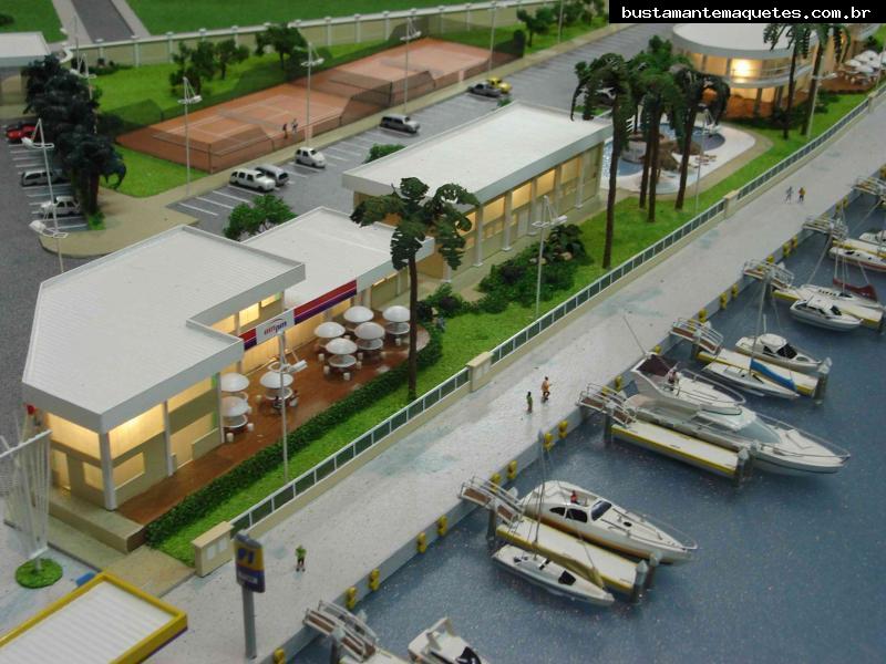 Foto de maquete fisica de Urbanismo produzida para o cliente TEDESCO TURISMO LTDA., localizada na cidade de Balneário Camboriú/SC