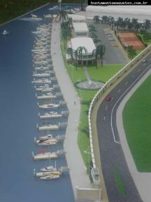 Foto de maquete fisica de Urbanismo produzida para o cliente TEDESCO TURISMO LTDA., localizada na cidade de Balneário Camboriú/SC