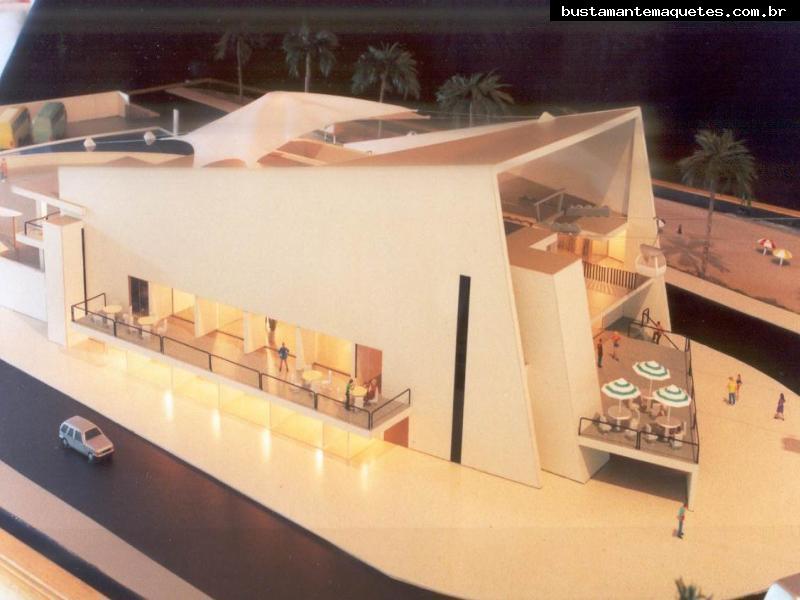 Foto de maquete fisica de Parques produzida para o cliente Bontur S.A. Bondinhos Aereos, localizada na cidade de Balneário Camboriú/SC