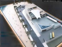 Foto de maquete fisica de Parques produzida para o cliente Bontur S.A. Bondinhos Aereos, localizada na cidade de Balneário Camboriú/SC