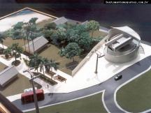 Foto de maquete fisica de Parques produzida para o cliente Bontur S.A. Bondinhos Aereos, localizada na cidade de Balneário Camboriú/SC