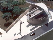 Foto de maquete fisica de Parques produzida para o cliente Bontur S.A. Bondinhos Aereos, localizada na cidade de Balneário Camboriú/SC