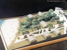 Foto de maquete fisica de Parques produzida para o cliente Bontur S.A. Bondinhos Aereos, localizada na cidade de Balneário Camboriú/SC