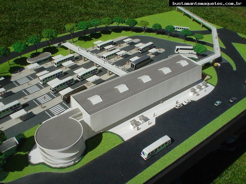 Foto de maquete fisica de Prédios Públicos produzida para o cliente STRALU Julio Simões Transportes, localizada na cidade de Itaquaquecetuba/SP