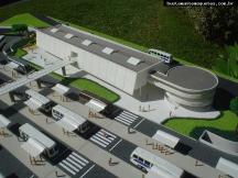 Foto de maquete fisica de Prédios Públicos produzida para o cliente STRALU Julio Simões Transportes, localizada na cidade de Itaquaquecetuba/SP