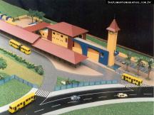 Foto de maquete fisica de Prédios Públicos produzida para o cliente Prefeitura Municipal de Joinville, localizada na cidade de Joinville/SC