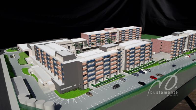 Foto de maquete fisica de Edifícios Residenciais produzida para o cliente [Não Cadastrado], localizada na cidade de Águas de São Pedro/SP