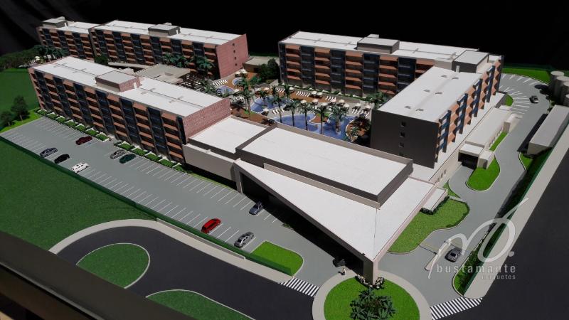 Foto de maquete fisica de Edifícios Residenciais produzida para o cliente [Não Cadastrado], localizada na cidade de Águas de São Pedro/SP