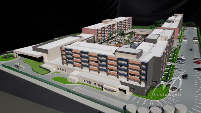 Foto de maquete fisica de Edifícios Residenciais produzida para o cliente [Não Cadastrado], localizada na cidade de Águas de São Pedro/SP