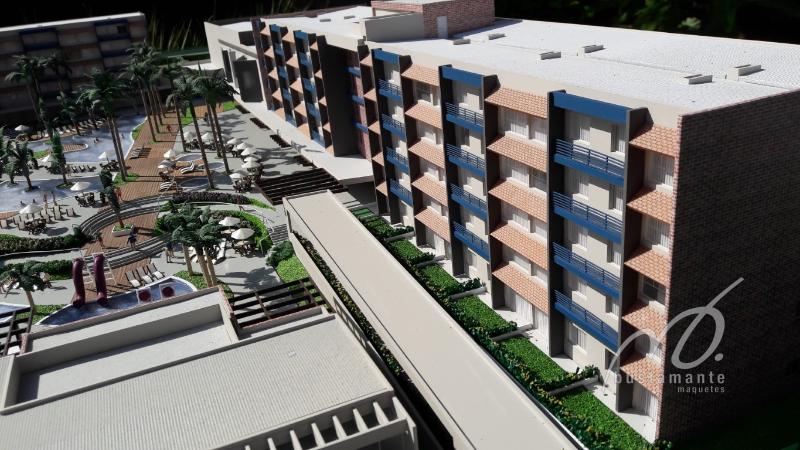 Foto de maquete fisica de Edifícios Residenciais produzida para o cliente [Não Cadastrado], localizada na cidade de Águas de São Pedro/SP