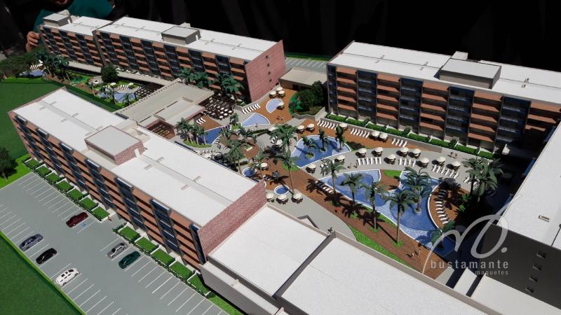 Foto de maquete fisica de Edifícios Residenciais produzida para o cliente [Não Cadastrado], localizada na cidade de Águas de São Pedro/SP