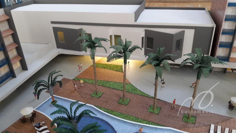 Foto de maquete fisica de Edifícios Residenciais produzida para o cliente [Não Cadastrado], localizada na cidade de Águas de São Pedro/SP