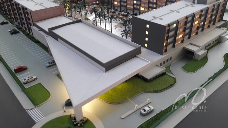 Foto de maquete fisica de Edifícios Residenciais produzida para o cliente [Não Cadastrado], localizada na cidade de Águas de São Pedro/SP