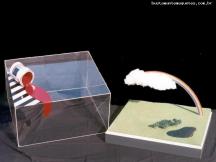 Foto de maquete fisica de Temáticas produzida para o cliente WEG Tintas, localizada na cidade de Jaraguá do Sul/SC