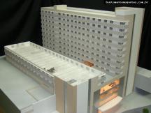 Foto de maquete fisica de Edifícios Comerciais produzida para o cliente Welcon Incorporadora, localizada na cidade de Porto Velho/RO