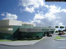 Foto de maquete fisica de Instituições produzida para o cliente Unimed Blumenau, localizada na cidade de Blumenau/SC