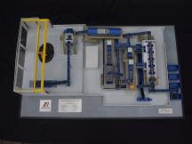 Foto de maquete fisica de Modelos Reduzidos produzida para o cliente BREVIL Metalomecanica, localizada na cidade de Rio do Sul/SC