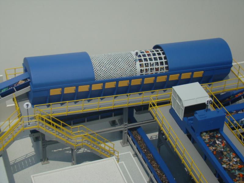 Foto de maquete fisica de Modelos Reduzidos produzida para o cliente BREVIL Metalomecanica, localizada na cidade de Rio do Sul/SC