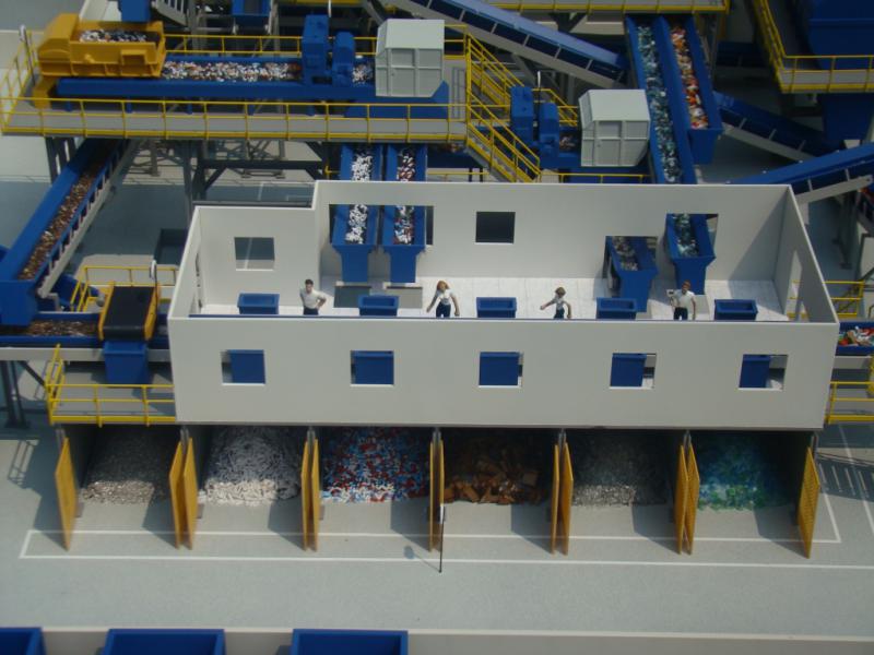 Foto de maquete fisica de Modelos Reduzidos produzida para o cliente BREVIL Metalomecanica, localizada na cidade de Rio do Sul/SC