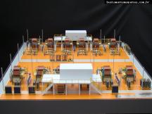 Foto de maquete fisica de Indústrias produzida para o cliente Whirlpool SA, localizada na cidade de Joinville/SC