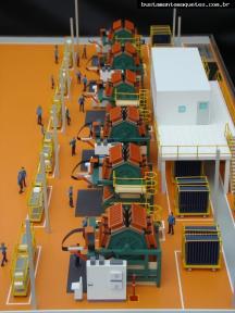 Foto de maquete fisica de Indústrias produzida para o cliente Whirlpool SA, localizada na cidade de Joinville/SC