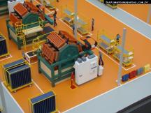 Foto de maquete fisica de Indústrias produzida para o cliente Whirlpool SA, localizada na cidade de Joinville/SC